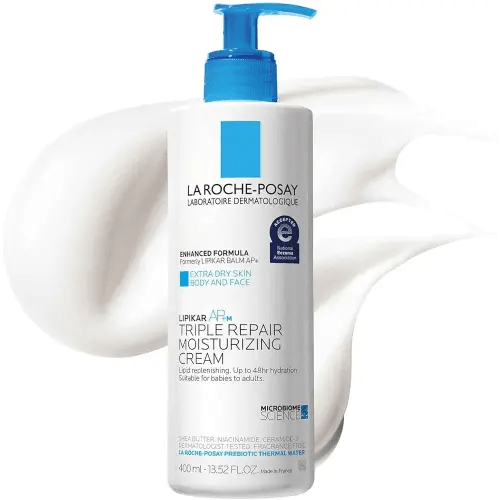 La Roche-Posay Lipikar AP+ Triple Repair Moisturizing Cream | Face & Body Lotion For Dry Skin | Shea Butter & Niacinamide Moisturizer | Gentle Face & Body Cream For Dry, Rough & Sensitive Skin