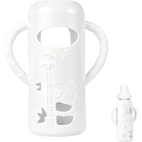 Silicone Sleeve Compatible with Evenflo Classic Glass Bottle 8 oz
