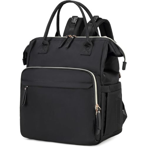 Large Diaper Bag Tote, 14 Pockets Stylish Baby Bag with Stroller Clips and 3 Insulated Pockets, Baby Shower Essentials