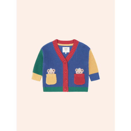 Colour Block Varsity Hux Cardi