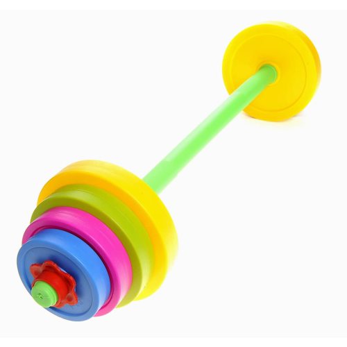 PowerTRC Barbell Kids Weight Set - Adjustable Toddler Weight Set & Kids Workout Equipment for Beginner Gym Exercise, Fitness, Id