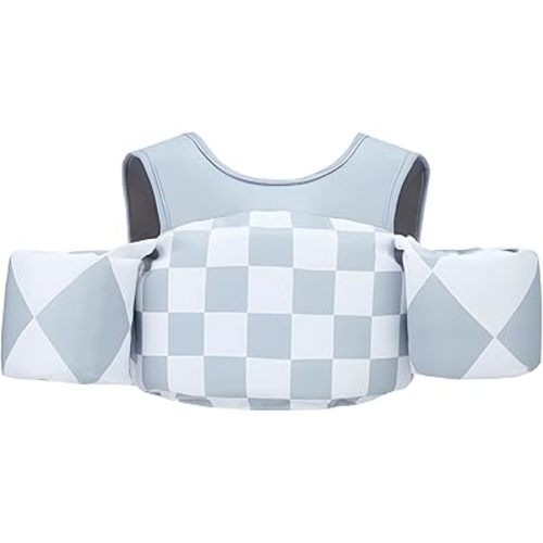 KIDSco Swim Vest for Kids 30-50 lbs. A Puddle Jumper Swimming Float Aid with Shoulder Straps and Arm Water Wings. for Boys and Girls Aged 2-6