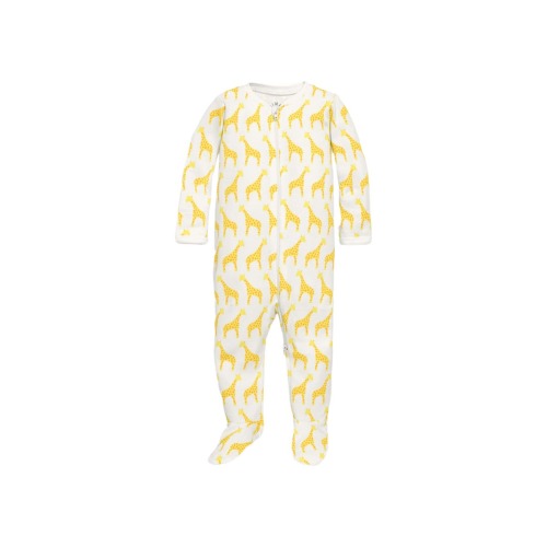 Baby Organic Animal Friends Zip Footie, Newborn