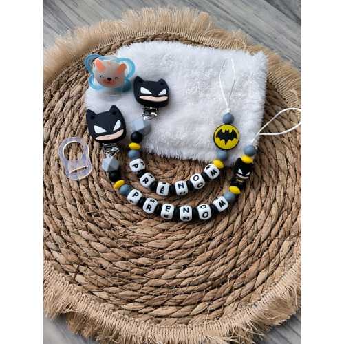 Personalized Batman pacifier clip with name, personalized Batman pacifier clip with name, pacifier clip, pacifier clip, baby gift