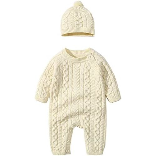 Vivobiniya toddler boy knit romper baby girl Jumpsuit kids long sleeve sweater clothes 3-24m