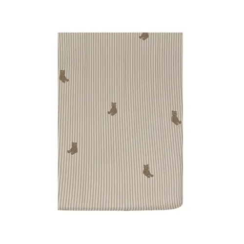 Oilo Studio- Unisex Crib Sheet - Baby- BEAR