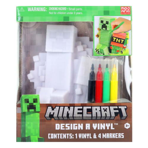 Design a Vinyl Minecraft, Multicolor, Product Weight 0.33 lbs., for Unisex Child Ages 3+