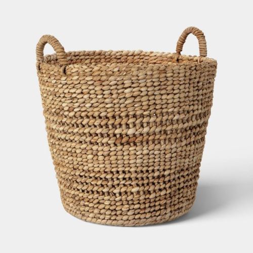 Water Hyacinth Tapered Floor Basket - Threshold™