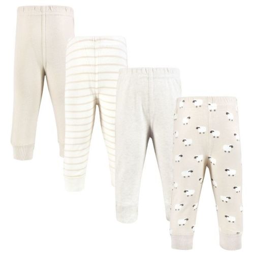 Hudson Baby Cotton Pants and Leggings, Taupe Sheep, 0-3 Months