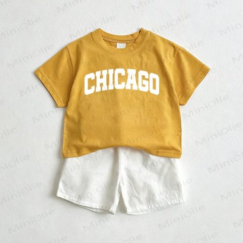 CHICAGO Baby Tee and Shorts 2-Piece Set