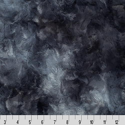 Luxe Cuddle Galaxy Smoke Yardage