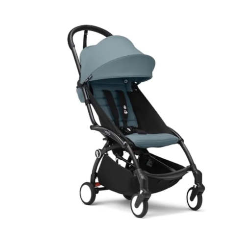 Yoyo³ Stroller Black Frame Bundle 6 - Aqua