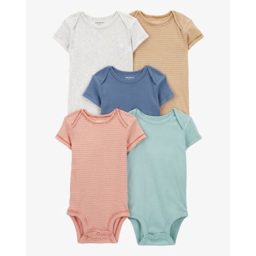Baby 5-Pack Short-Sleeve Bodysuits - Carter's | Carter's