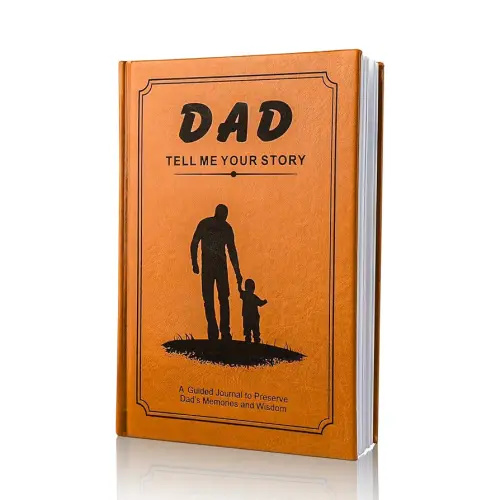 Dad I Want to Hear Your Story- Father's Day Gifts For Dad, Birthday Gift Fathers Day Gift Dad's Life Story Journal for Him Men Husband Grandpa Stepdad From Daughter Son