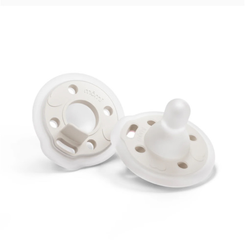 babypace breast-like pacifier 0-12 mo single - pearl | mōmi