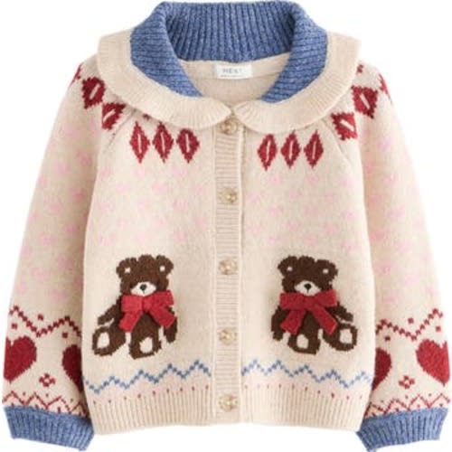 Kids' Teddy Bear Cardigan
