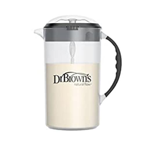 Amazon.com : Dr. Brown's Baby Formula Mixing Pitcher with Adjustable Stopper, Locking Lid, & No Drip Spout, 32oz, BPA Free, Black : Baby