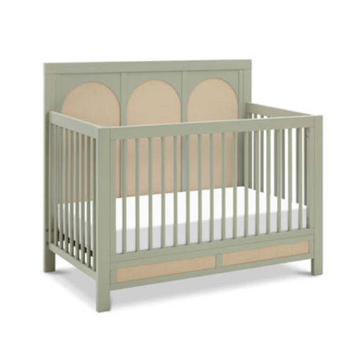 Eloise 4-in-1 Convertible Crib - French Sage & Performance Sand Eco-Weave