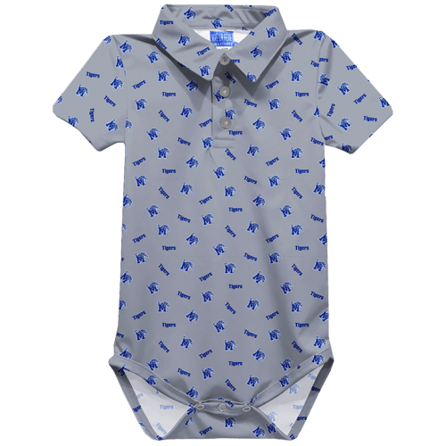 Memphis Tigers Theo Infant Performance Polo Onesie, Orig. $46.99