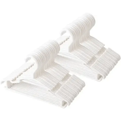 GoodtoU Baby Hangers for Closet 60Pack White Baby Clothes Hangers Bulk Kids Plastic Hangers Toddler Hangers Plastic Infant Hangers for Closet