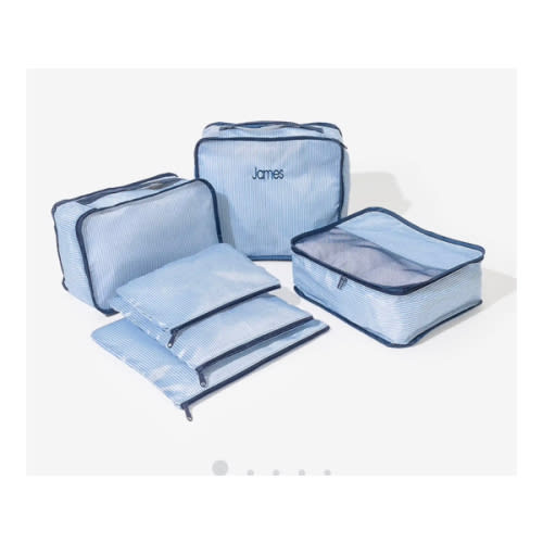 Monogrammed Youth Packing Bag Set