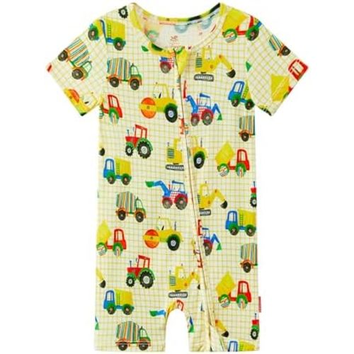 Baby Boys Bamboo Viscose Short Sleeve Romper Soft Comfy Infant Summer Jumpsuit