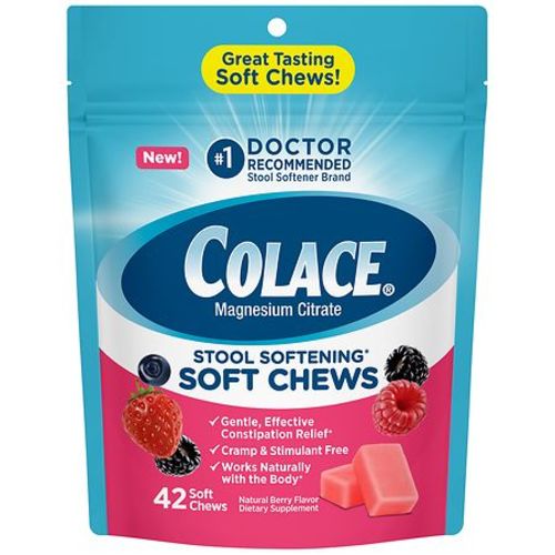 Colace Stool Softening Soft Chews Berry