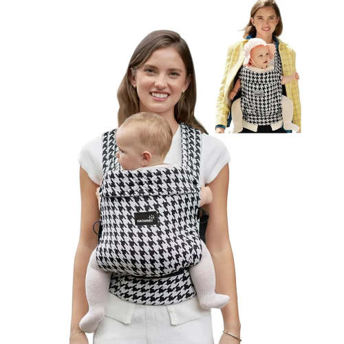 Grownsy Baby Carrier - Houndstooth