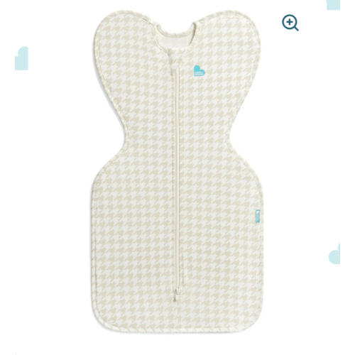 Swaddle Up™ 1.0 TOG Cotton Tan Houndstooth
