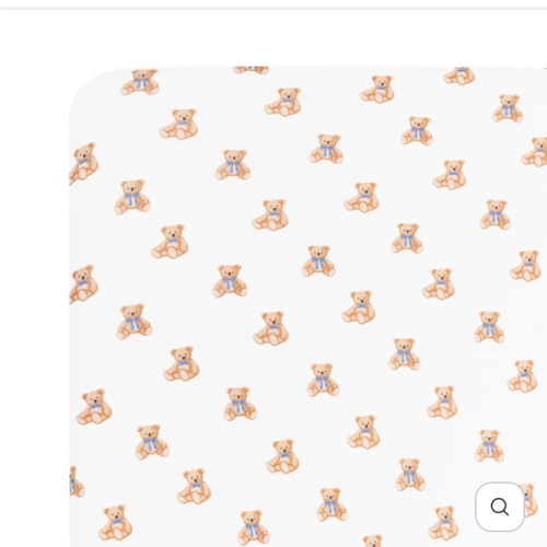Mini Crib Sheet in Teddy Bear
