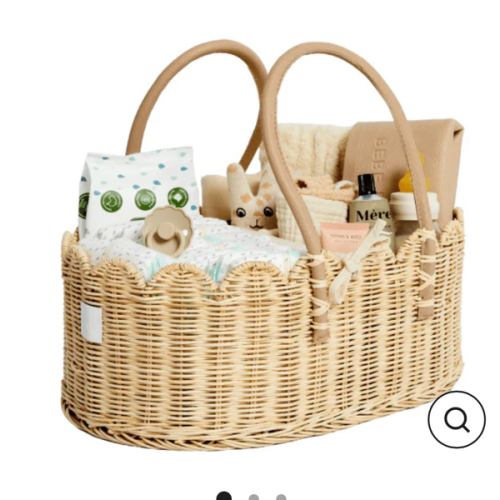 Bebe Bask Poppy Diaper Caddy
