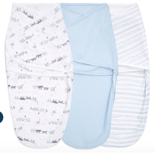 aden + anais rising star baby cotton easy swaddle size 0-3 months | Color: Rising Star
