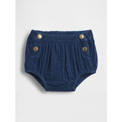 Baby Cotton Gauze Denim Sailor Bloomers 0-3M