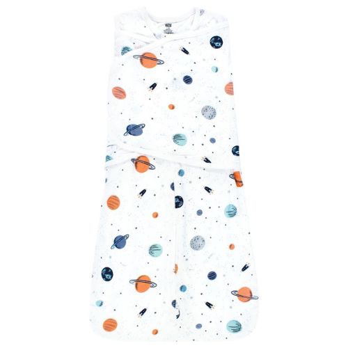 Hudson Baby Convertible Swaddle Sleep Sack, Space, 0-3 Months