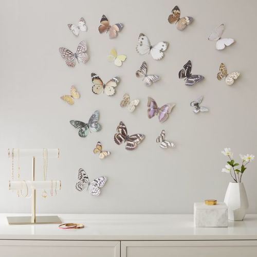 3-D Butterflies, Set of 20