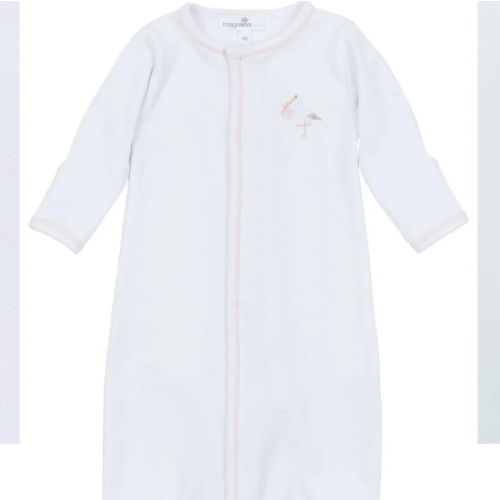 Vintage Stork Gown- Pink – Children's Edit