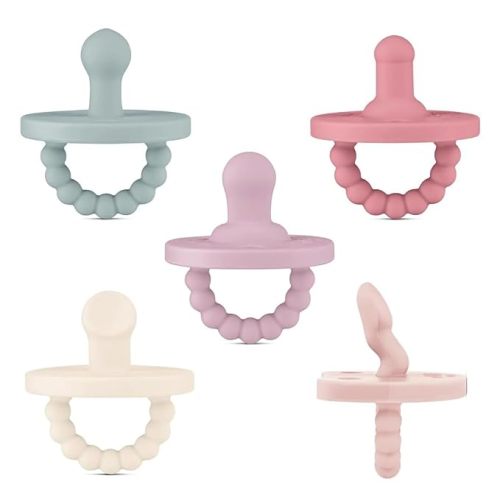 Amazon.com : Ryan & Rose Cutie PAT Pacifier Teether (Starter Kit, Blossom) : Baby