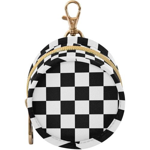 Black Checkered Print Pacifier Holder Case with Clip Paci Holder Pacifier Storage Case Container Portable for Diaper Bag Newborn Girl Boy Essentials