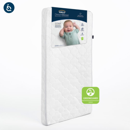 HALO DreamWeave Breathable Crib Mattress