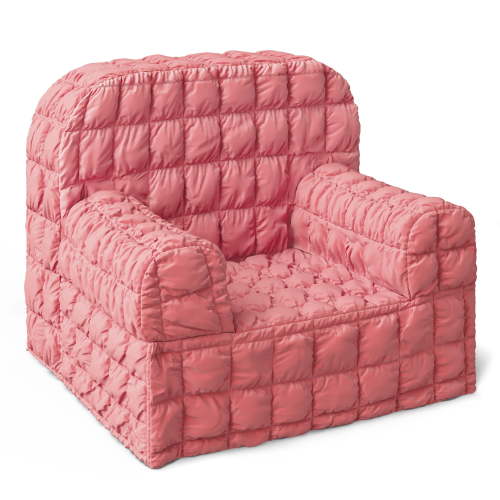 Mainstays Kids Compressed Puffy Chair, Pink