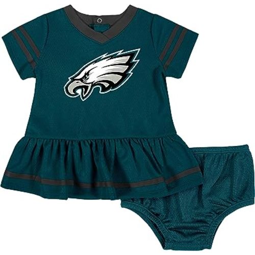 Gerber Girls' NFL Team Jersey Dress and Diaper Cover