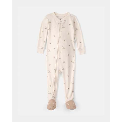 Baby Easter Bunny 100% Cotton Snug Fit 1-Piece Pajama - Cream | Carter's