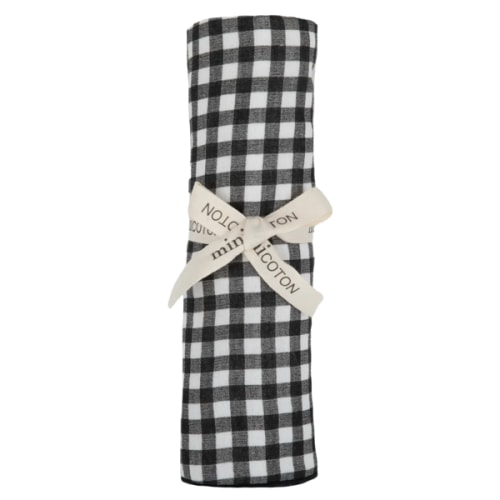 XL Muslin Vichy Negro · Minicoton