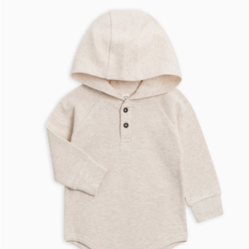 Cole Waffle Knit Hoodie Bodysuit