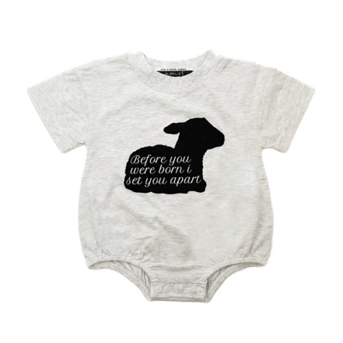 Before You Were Born Lamb Bubble Bodysuit