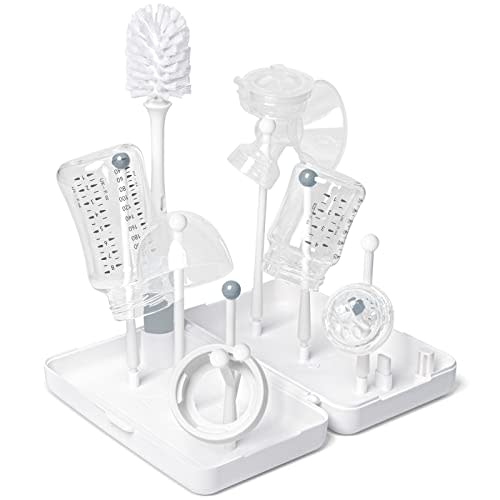 Termichy Travel Baby Bottle Drying Rack, Compact Size with Large Capacity for Working Mom, Visit Families, Friends or Camping with Baby