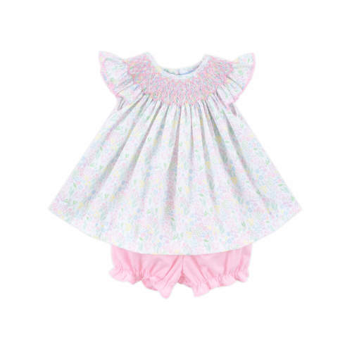 Botanical Beauty Smocked Bloomer Set