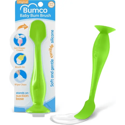 Bumco Diaper Cream Spatula - BPA-Free Diaper Bag Essentials, Soft Butt Spatula Baby, Mom-Invented Butt Paste Spatula, Bumco Diaper Cream Spatula, Flexible Diaper Cream Applicator, Bumco Baby Bum Brush