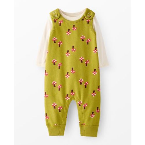 Baby French Terry Tee & Overalls Set