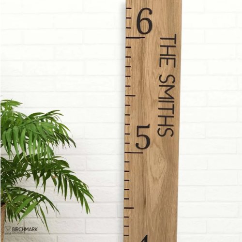 Hickory Growth Chart Ruler - Natural Numbers – Birchmark Designs